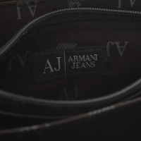 Armani Jeans Porte-monnaie en cuir verni