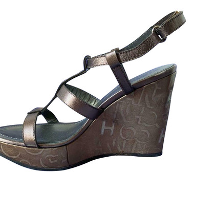 Tod's Wedges Leather in Brown