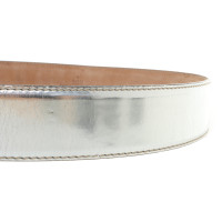 Gucci Belt Leather in Silvery