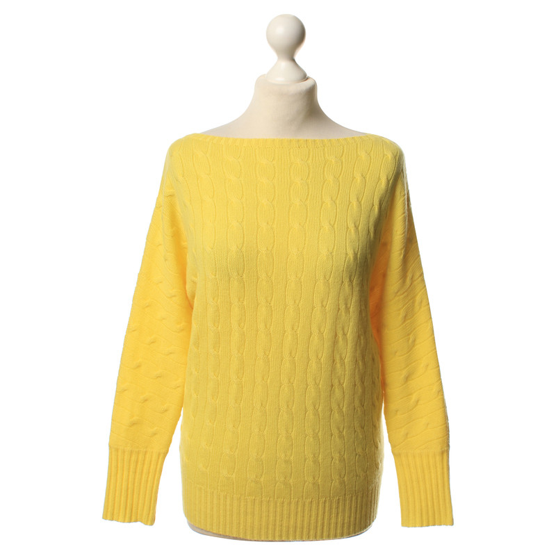 Ralph Lauren Black Label Yellow knit pullover
