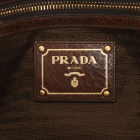 Prada Borsetta in Pelle in Marrone