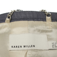 Karen Millen Blazer in Blau/Weiß