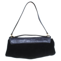 Sebastian Python and suede handbag