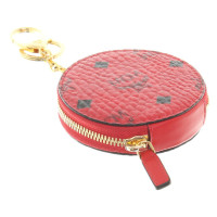 Mcm "Visetos couleur Zip Coin Charm Ruby Red"
