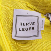 Hervé Léger robe jaune