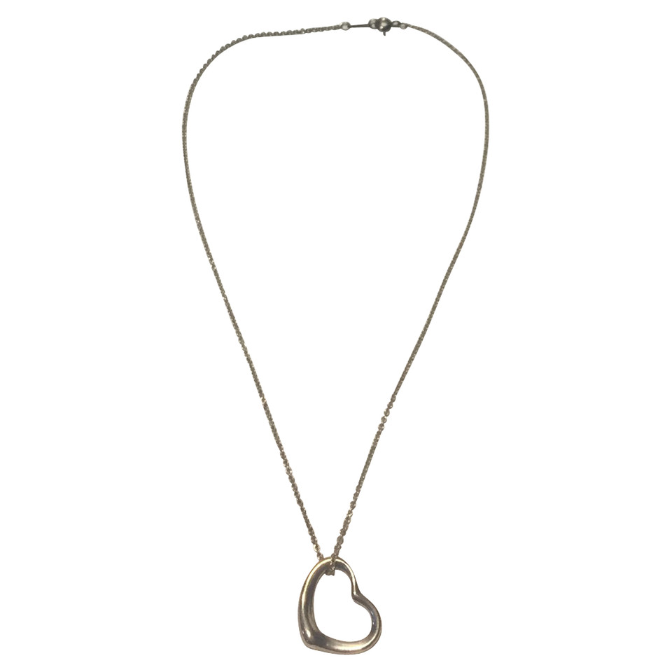 Tiffany & Co. Zilveren ketting met hart hanger