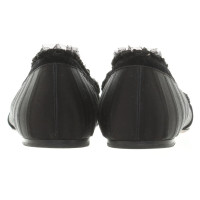 Louis Vuitton Ballerina's in zwart