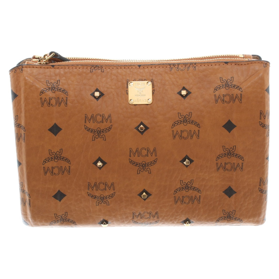 Mcm "Or Visetos Crossbody Small"