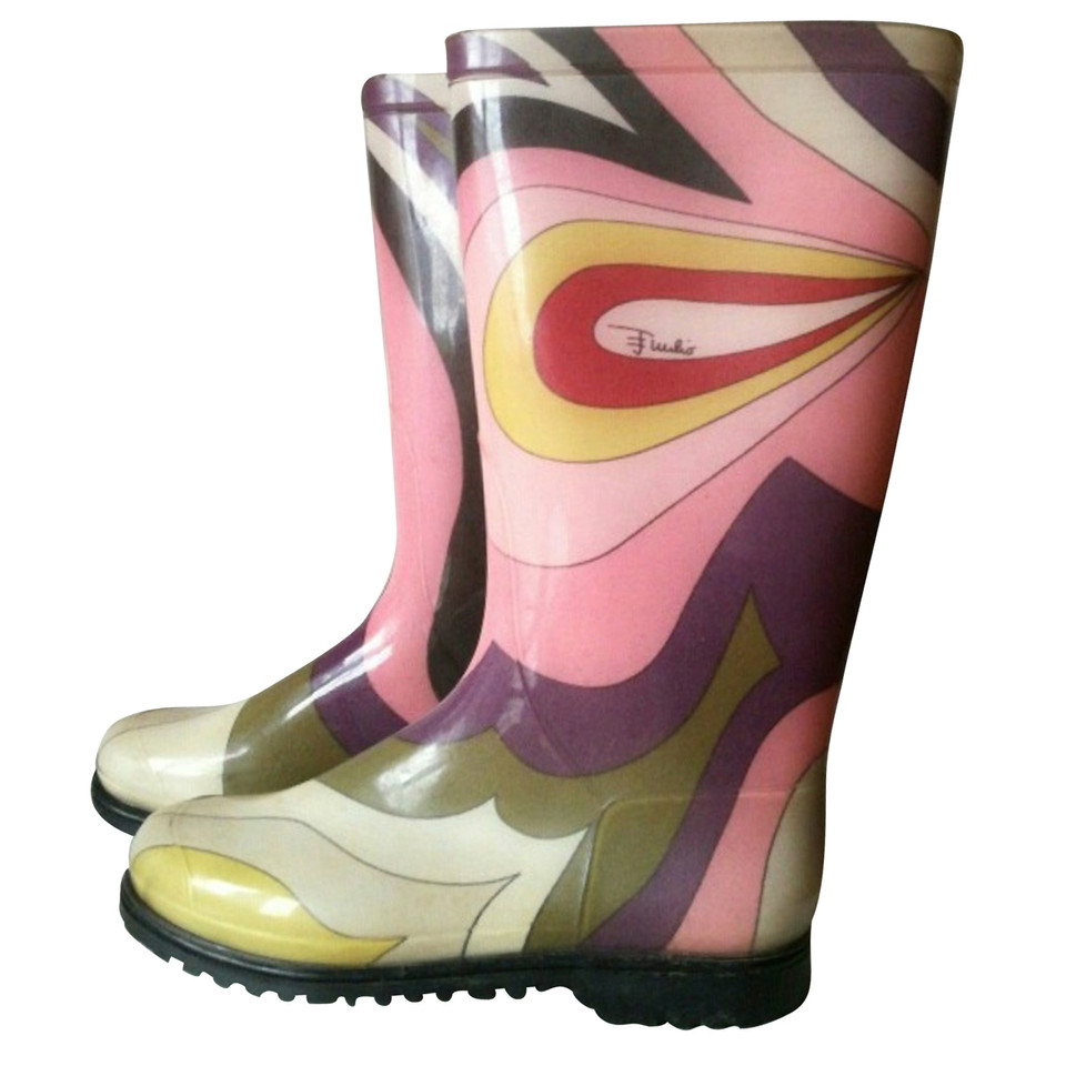 Emilio Pucci rubber boots