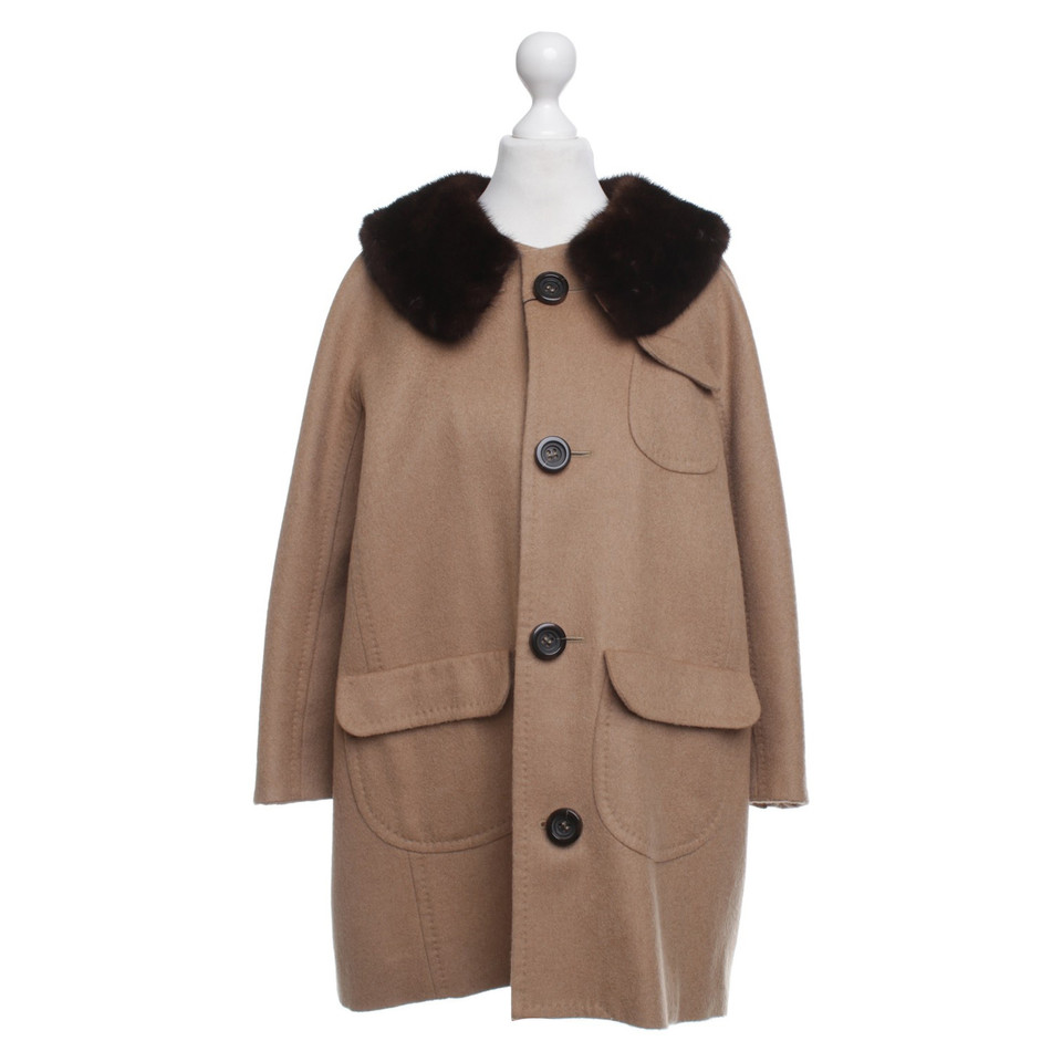 Dsquared2 Manteau de poil de chameau