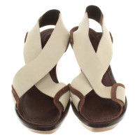 Marni Leather / wood sandals