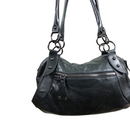 Strenesse Handtasche aus Leder in Schwarz