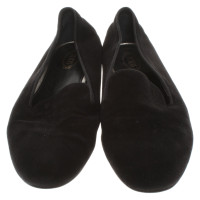 Tod's Slippers/Ballerinas Suede in Black