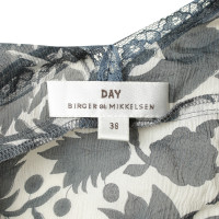 Day Birger & Mikkelsen Silk top with flower pattern