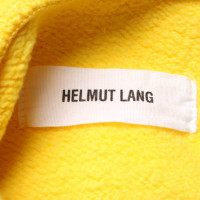 Helmut Lang Oberteil aus Baumwolle in Gelb