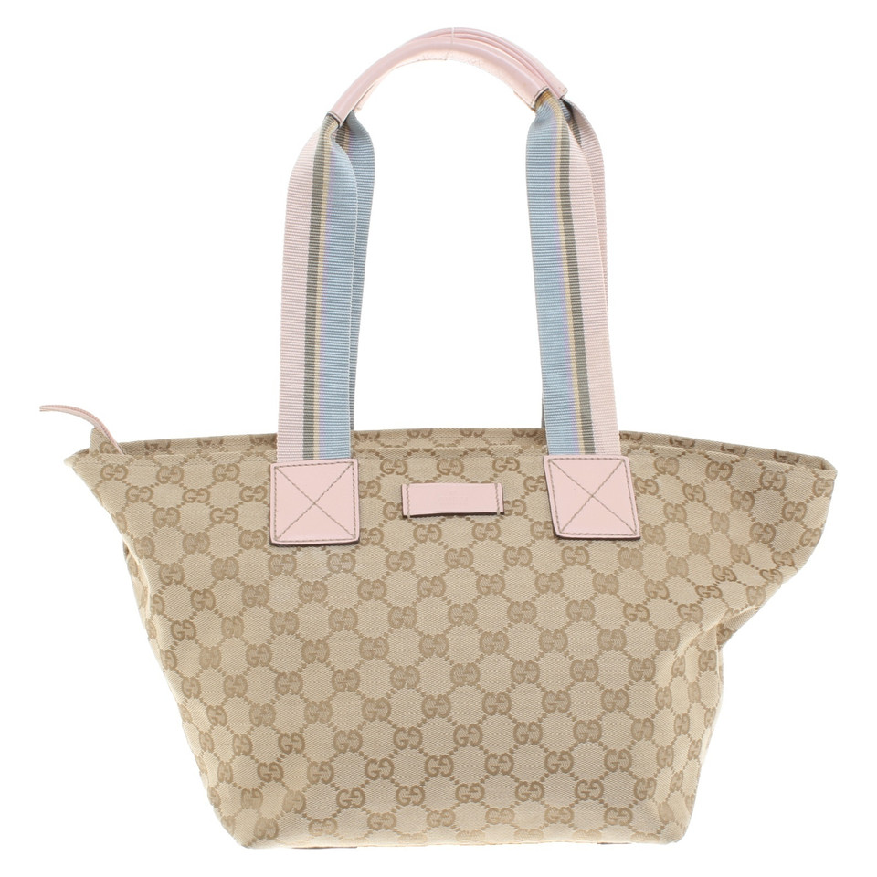 Gucci Handtas met patroon Guccissima