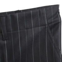 Gunex pantaloni gessato in blu scuro