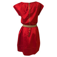 Dolce & Gabbana Vestito in Seta in Rosso