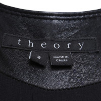 Theory Giacca in pelle in Black
