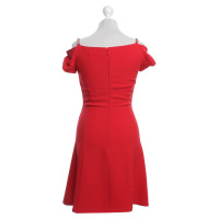 Christian Dior zijden jurk in het rood