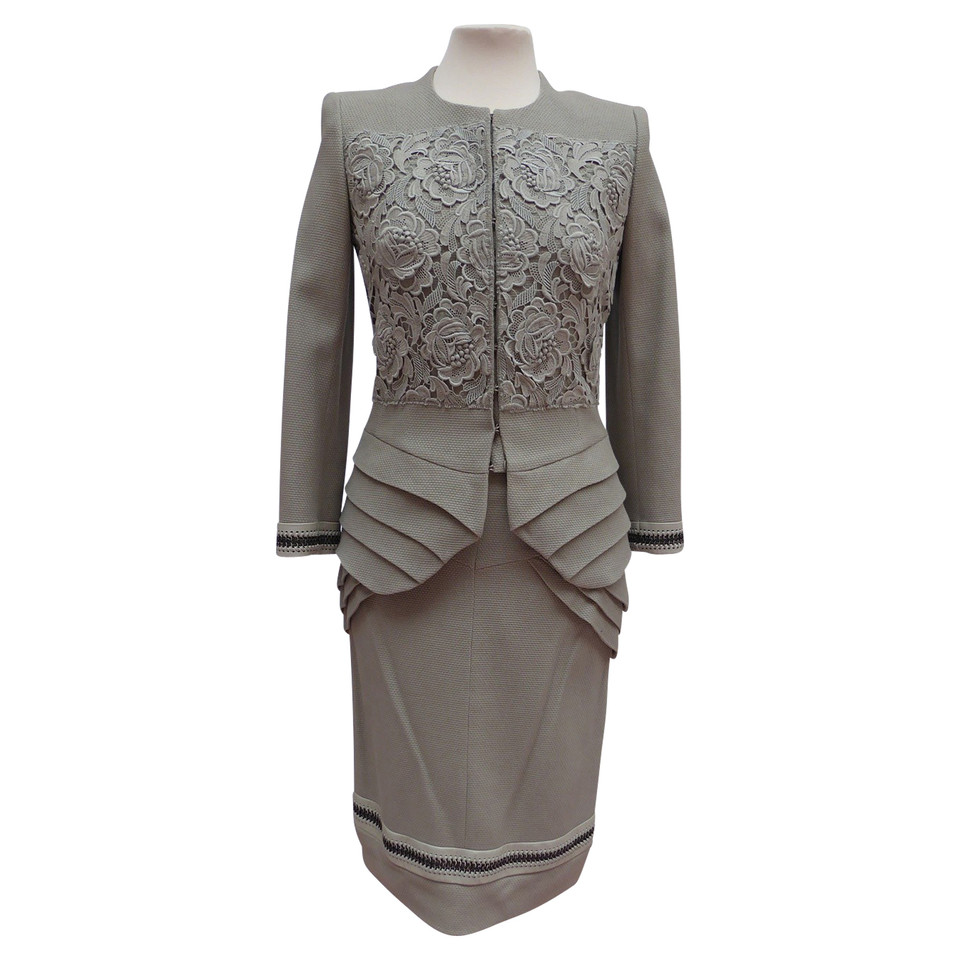 Christian Dior Costume with leather application