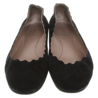 Chloé Slippers/Ballerinas Suede in Black