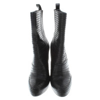 Alexander Wang Plateau Leather Ankle Boots