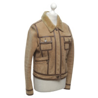 Louis Vuitton Leather jacket in light brown