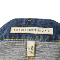 French Connection Denim rok in used-look