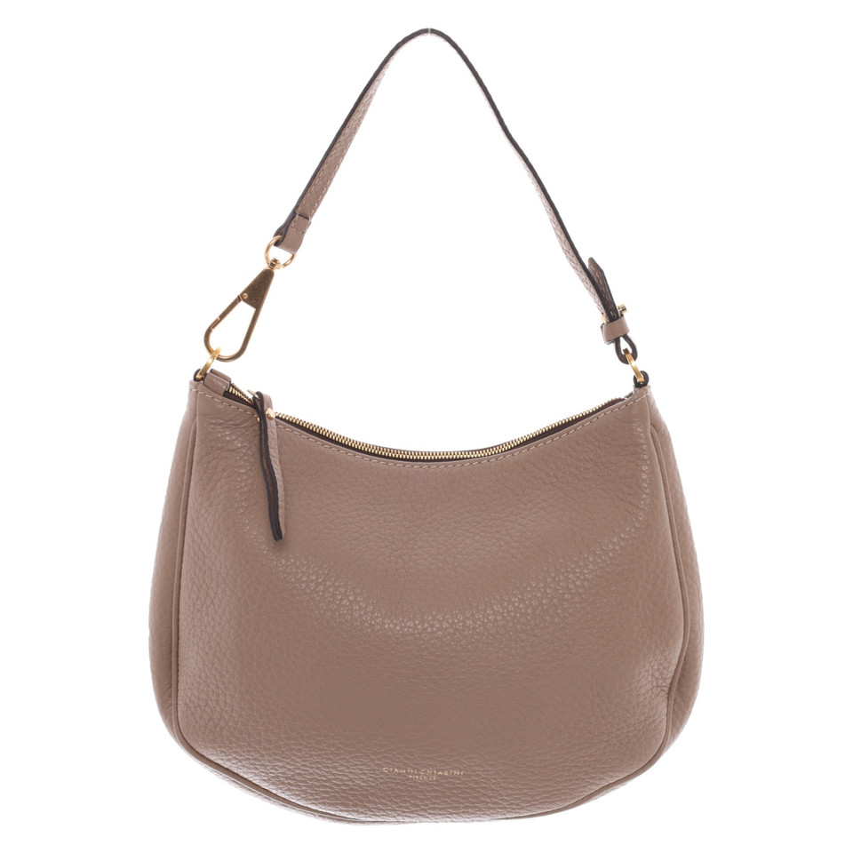 Gianni Chiarini Handtasche aus Leder in Taupe