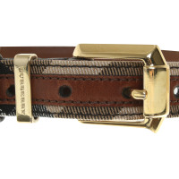 Burberry Cintura in pelle a Brown
