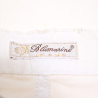 Blumarine Jeans Katoen in Crème