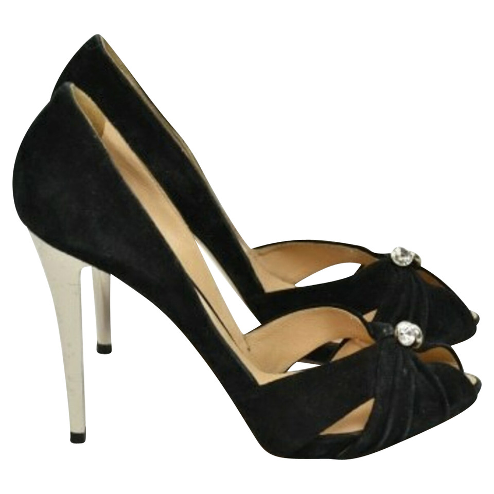Marco Bologna Pumps/Peeptoes Suede in Black