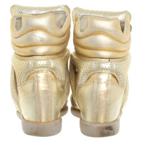 Isabel Marant Sneaker in Pelle in Oro