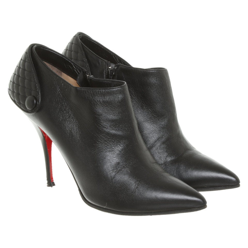 Christian Louboutin Bottines en Cuir en Noir