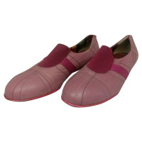 Missoni Slipper/Ballerinas aus Leder in Rosa / Pink