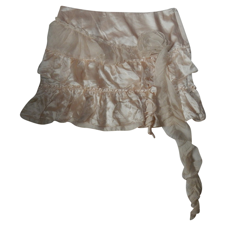 Ermanno Scervino Skirt Silk in Cream