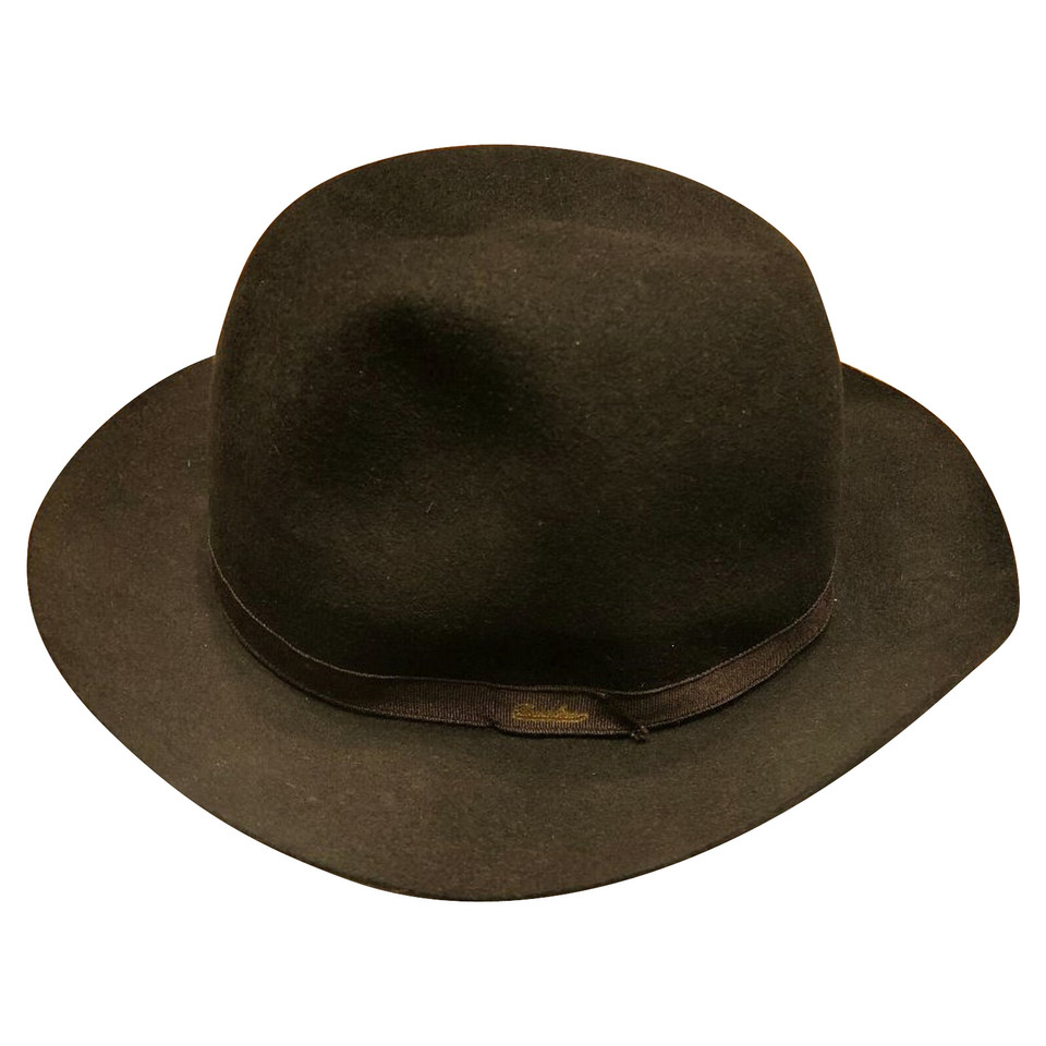Borsalino Hat/Cap Wool in Black
