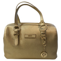 Dkny Handbag Leather in Gold