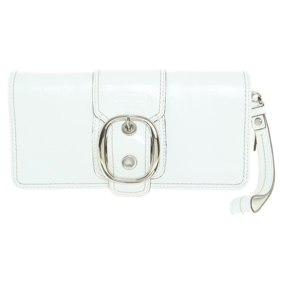 Coach clutch made of leather