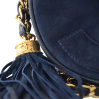 Chanel Camera Bag en Daim en Bleu