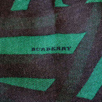 Burberry panno di cashmere con disegni