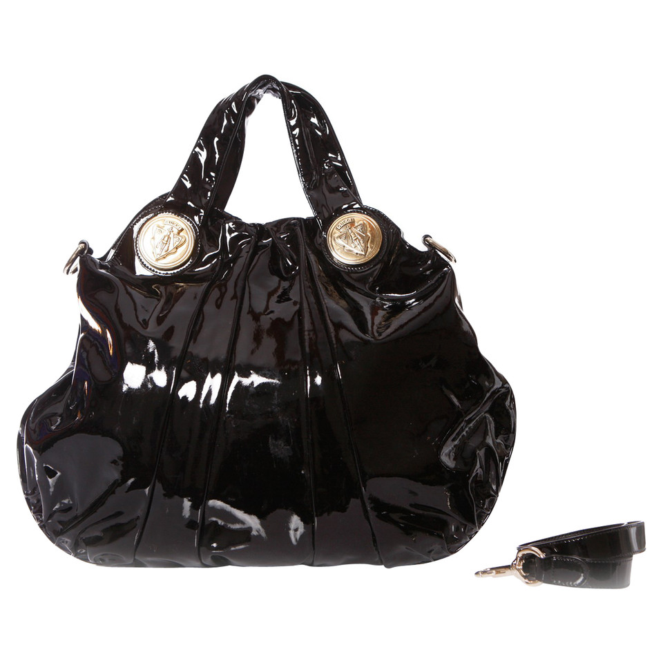 Gucci Hysteria Bag Patent leather in Black