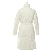 Moncler Jacke/Mantel in Creme