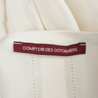 Comptoir Des Cotonniers Bovenkleding Zijde in Crème