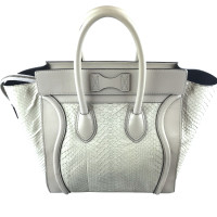 Céline Luggage Leather in Grey