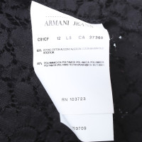 Armani Jeans Lace blouse in black