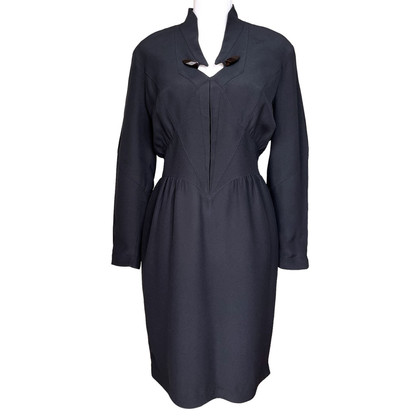 Mugler Robe en Viscose en Noir