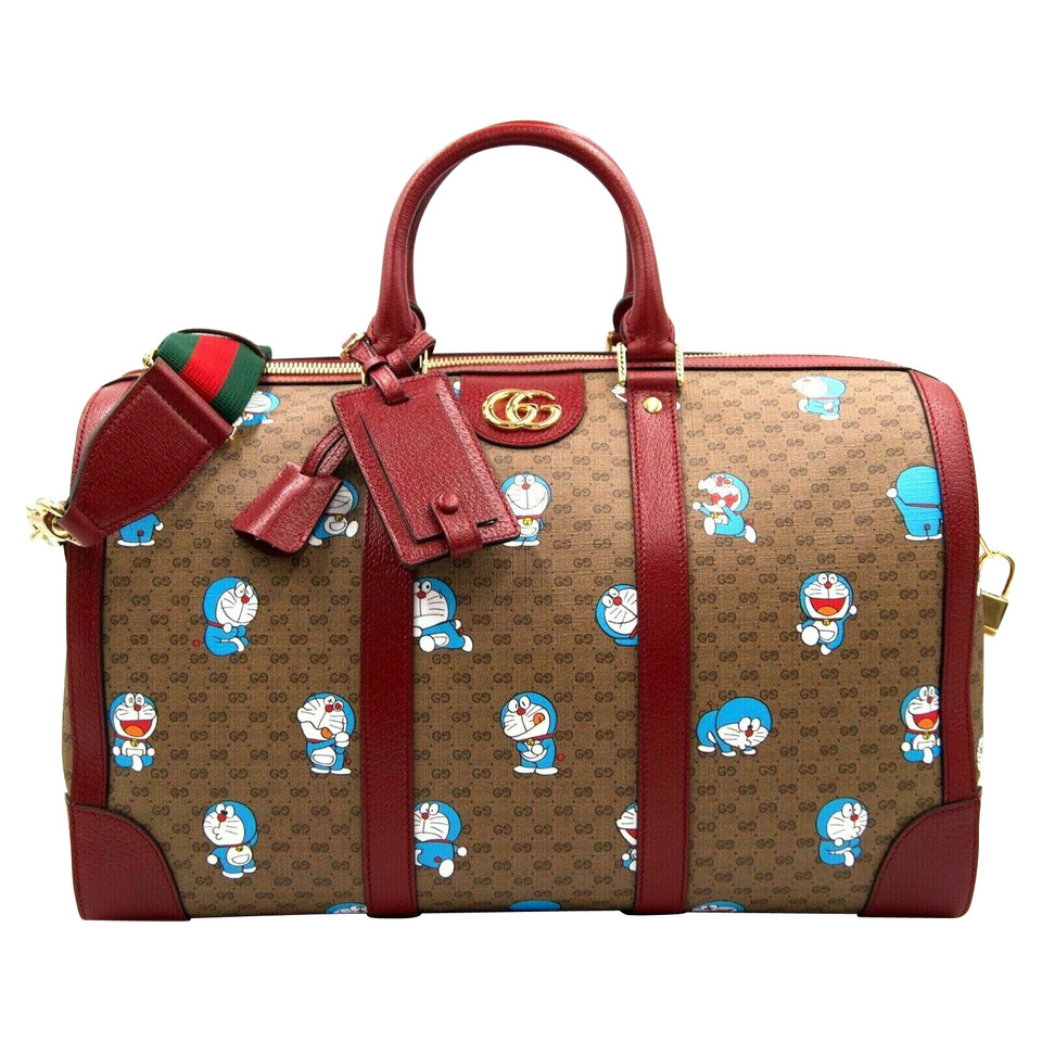 Gucci Doraemon x Travelbag Canvas