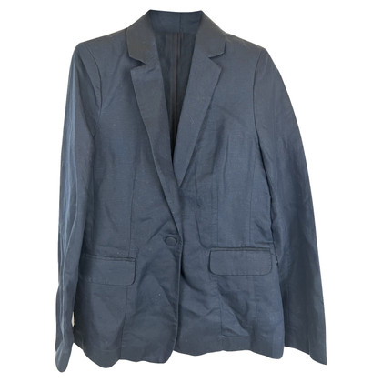 Frame Jacket/Coat Linen in Blue